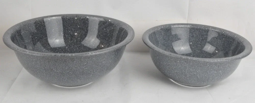 Pyrex Mixing Nesting Bowls Speckled Granite 2.5L 1.5L Set of 2 Vintage